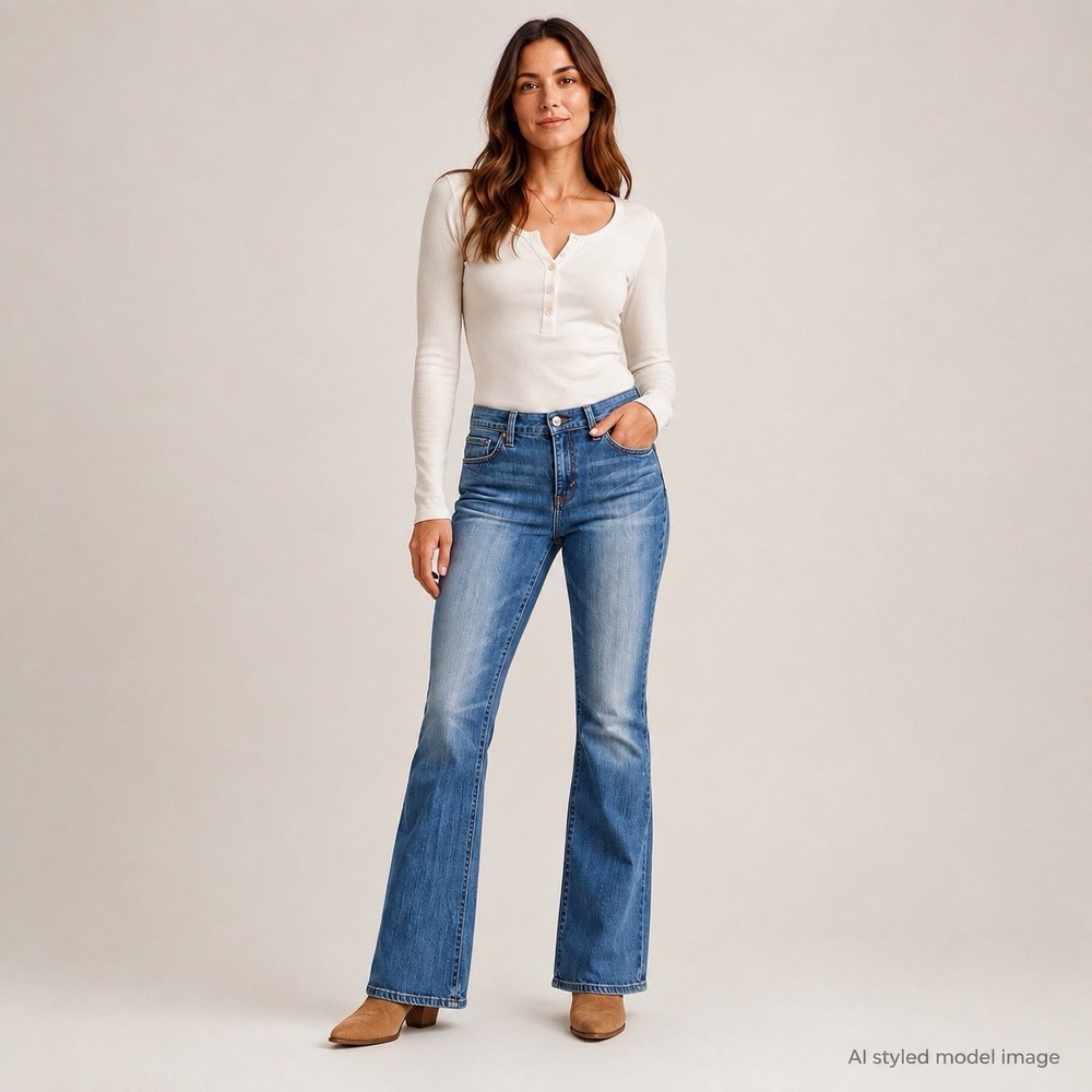 Lucky Brand Sofia Boot Jeans Women's 14/32 Regular Medium Wash Stretch Bootcut